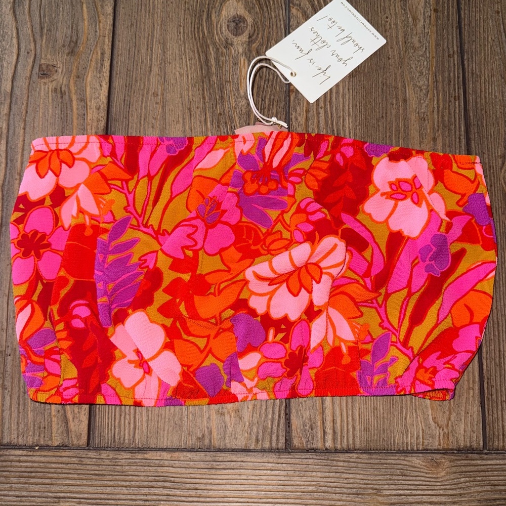 Show Me Your MuMu Vibrant Floral Tube Top